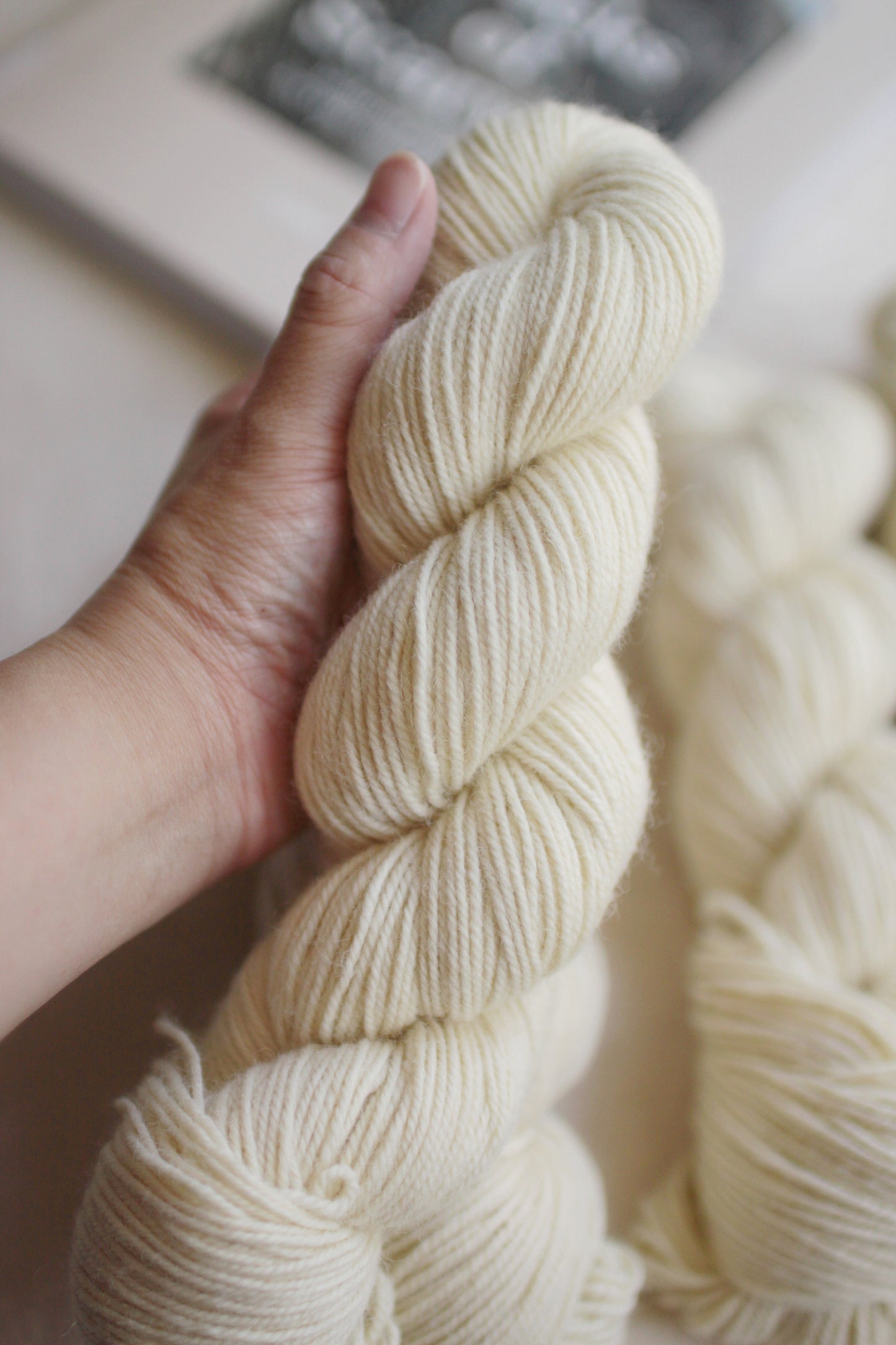 Porcelain - Natural BFL Aran
