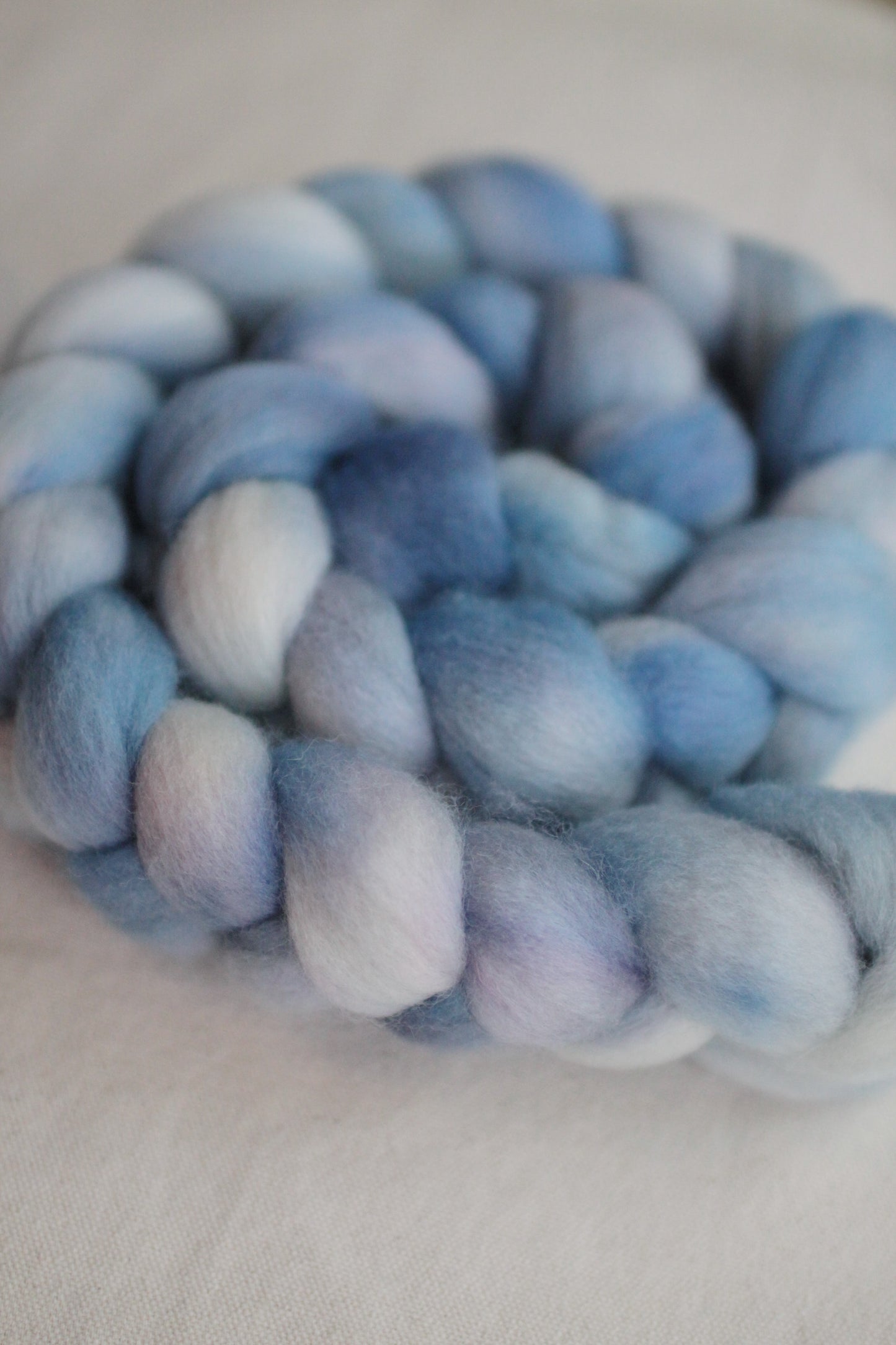 Sky High - Corriedale combed top (nonsuperwash)