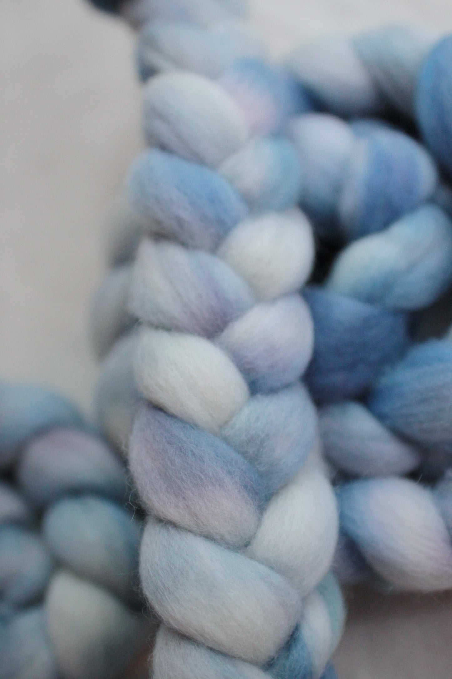 Sky High - Corriedale combed top (nonsuperwash)