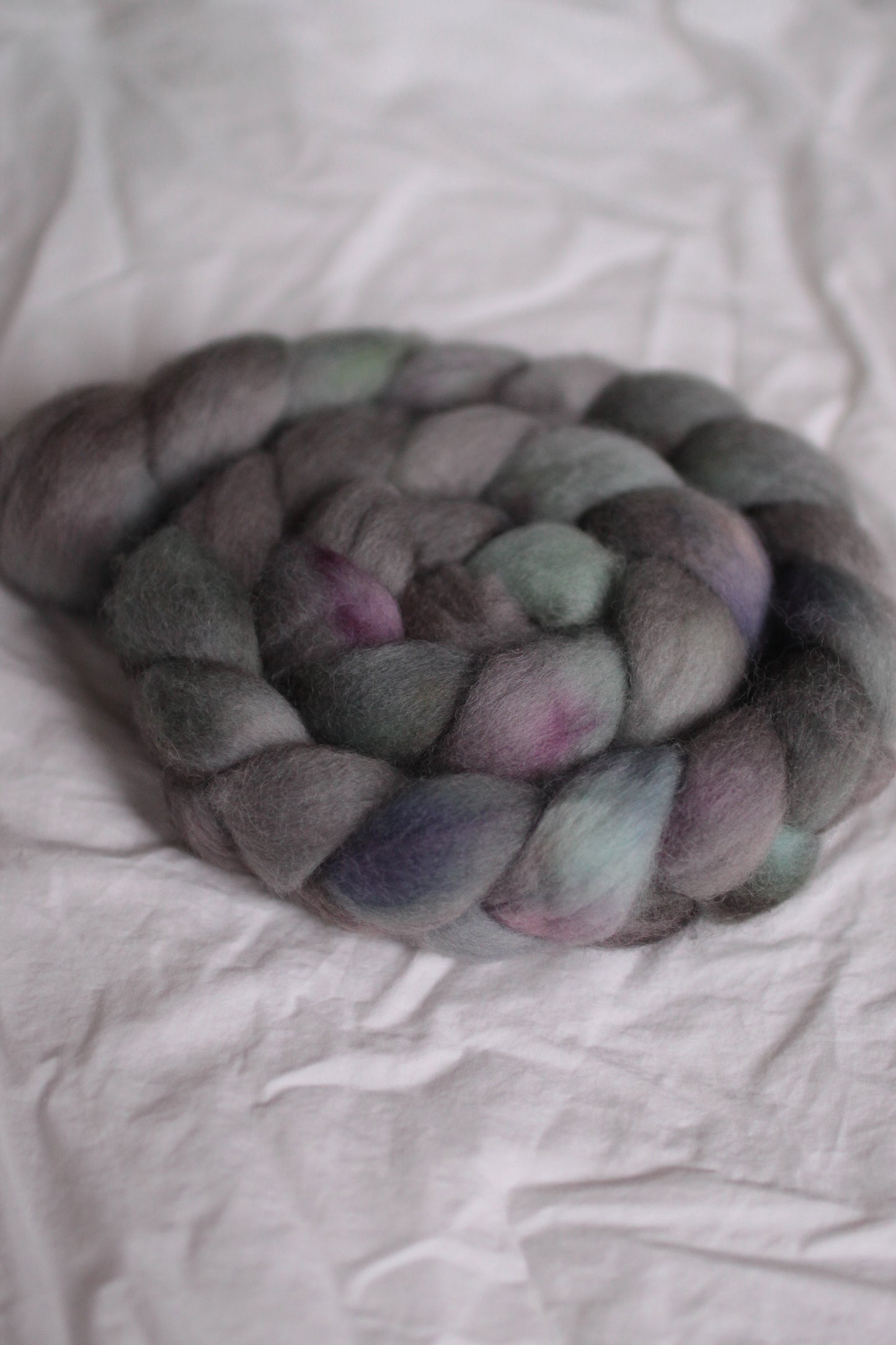 Stormy Wisteria - Kent Romney combed top (nonsuperwash)