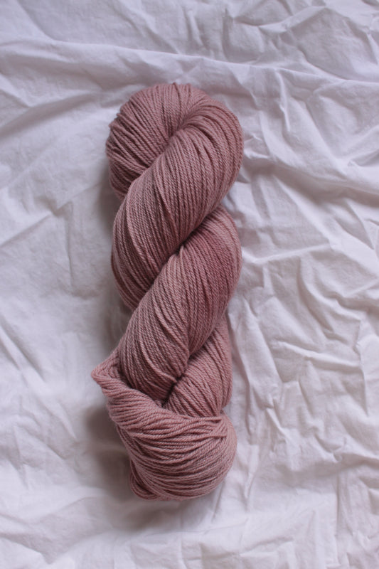 Mauve Memento - Natural Merino Fingering