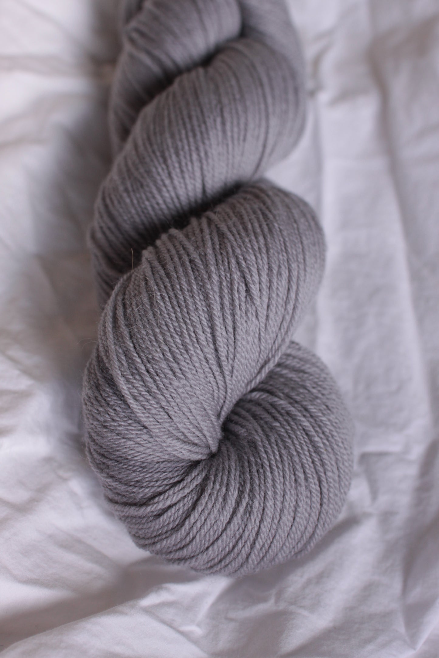 Mythical Gray - Natural Merino Fingering