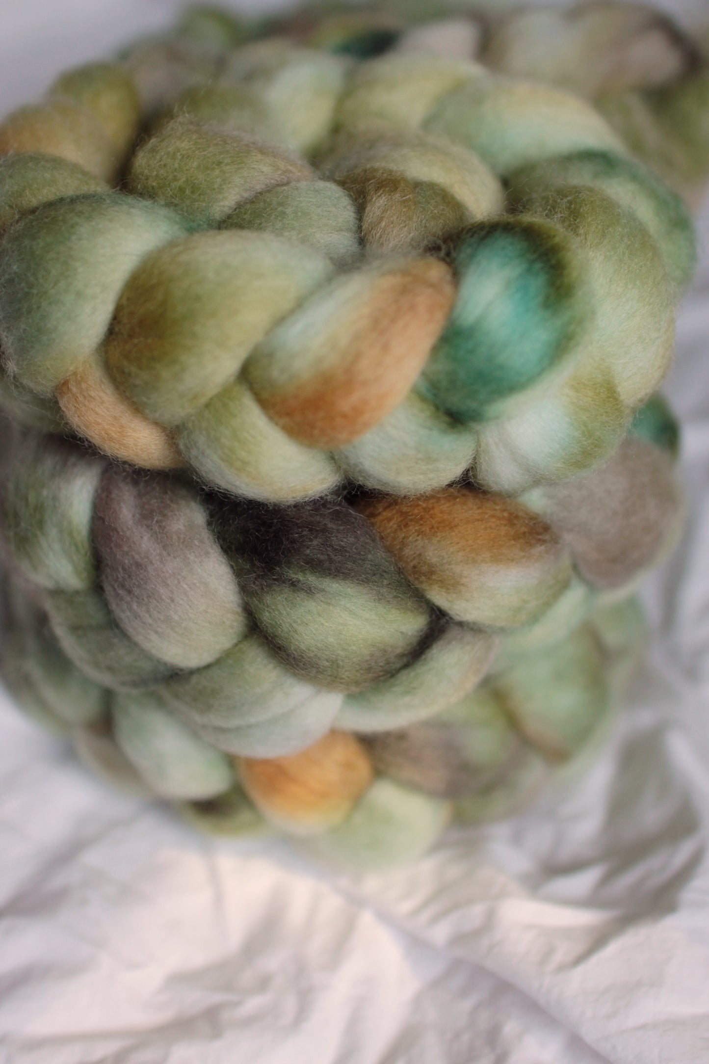 Bamboo Forest - Corriedale combed top (nonsuperwash)