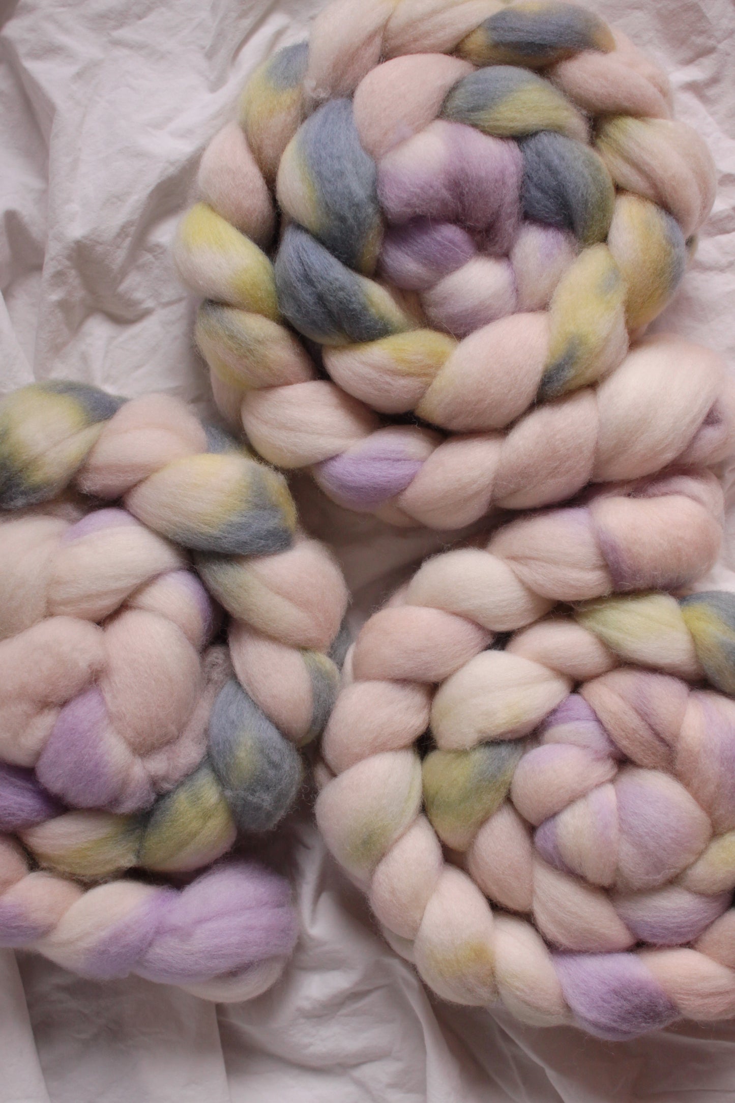 Floating Lily *Batch B* - Polwarth combed top (nonsuperwash)