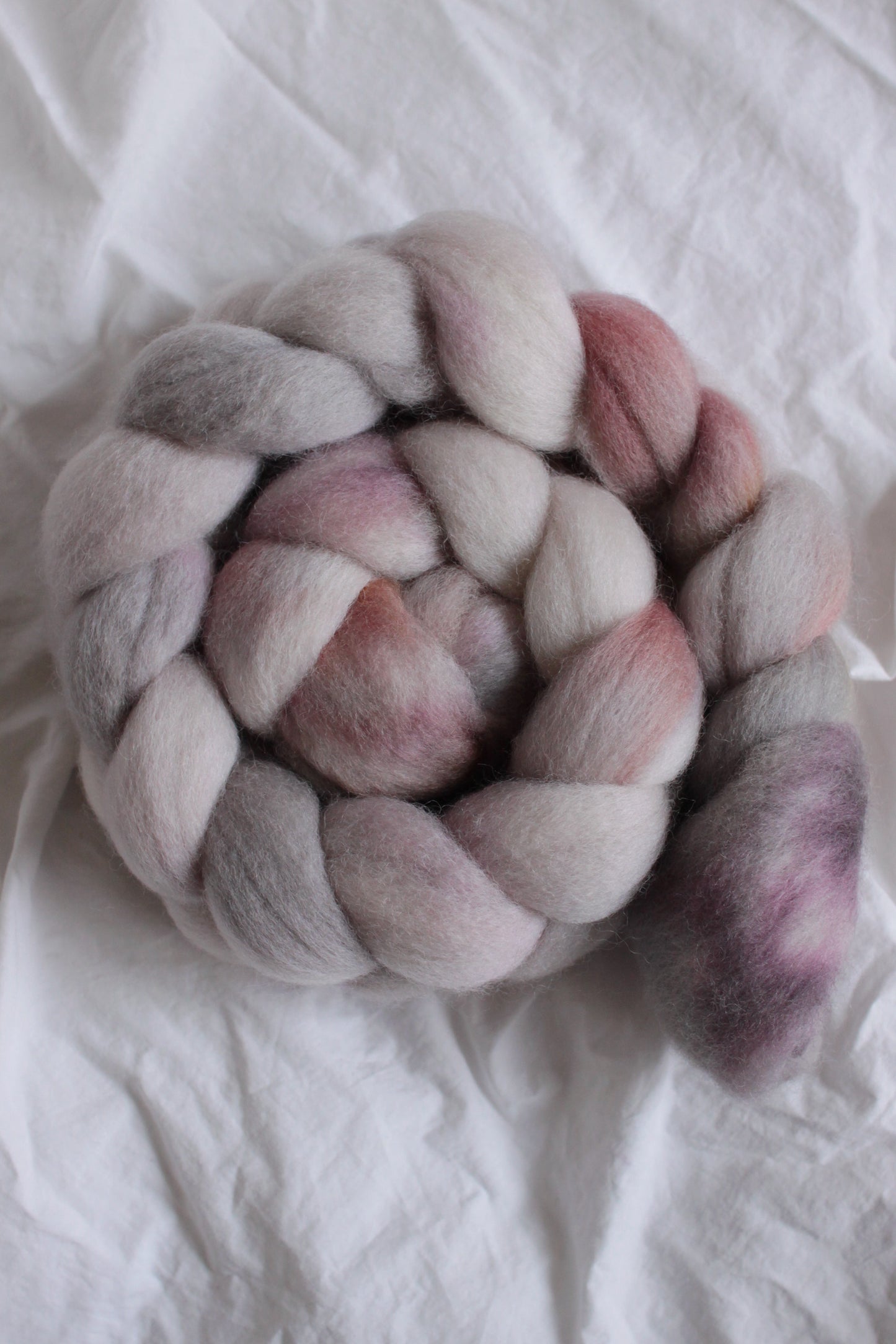 Winter Blush - Falkland combed top (nonsuperwash)