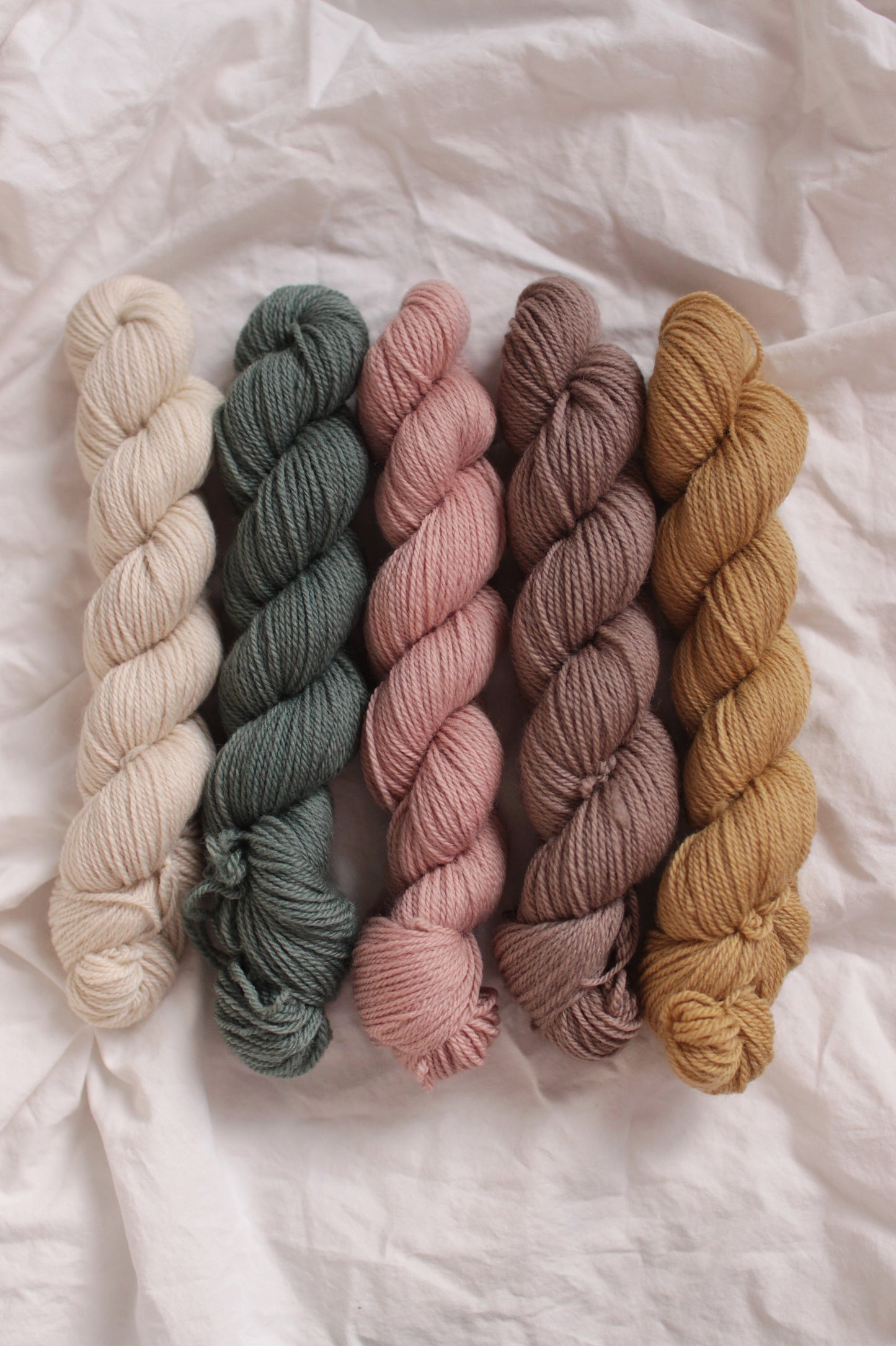 Hearthside - 5-skein Mini Set - Natural Merino Fingering