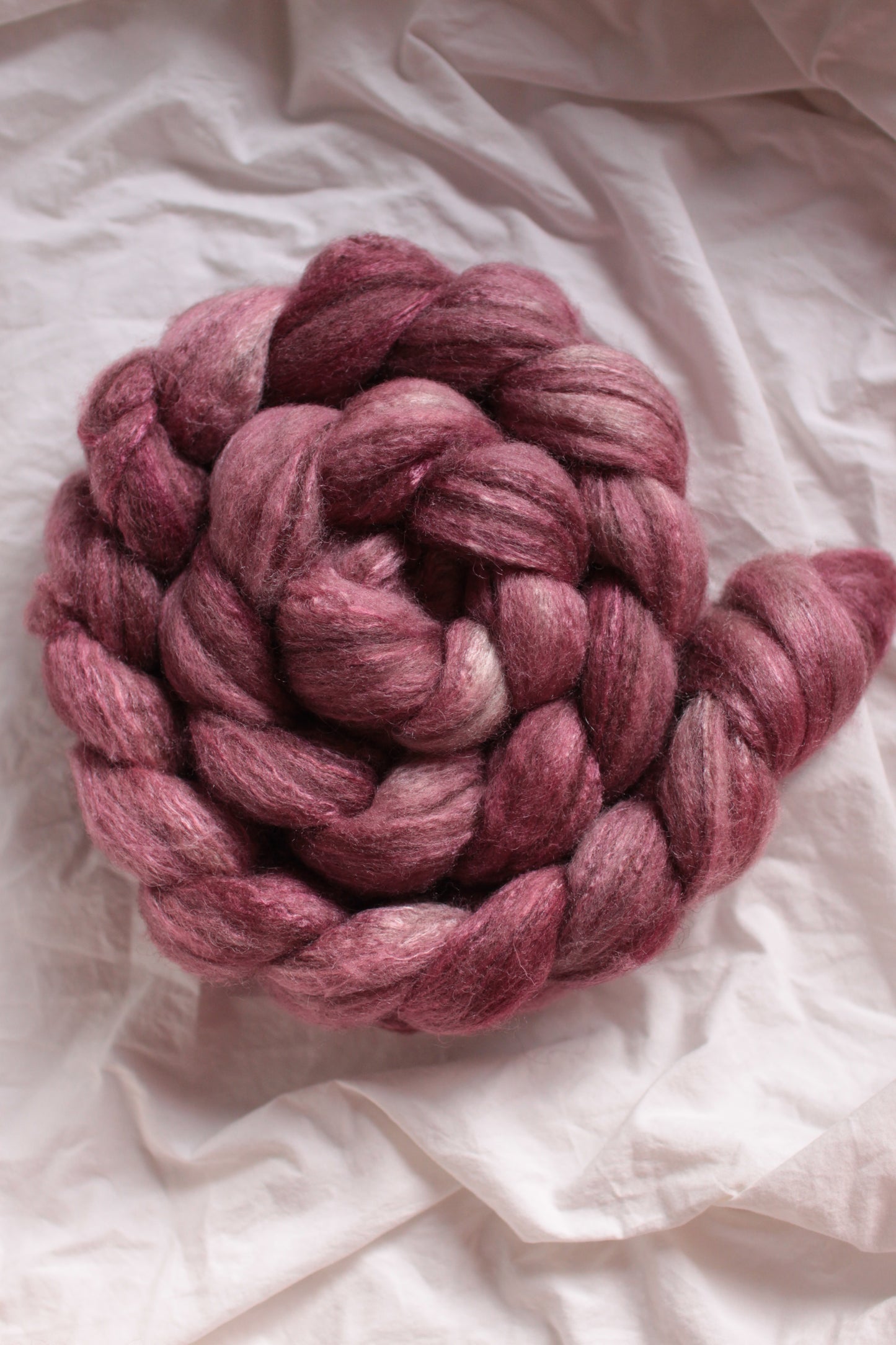 Merlin's Cloak - Teatime (Shetland BFL Silk combed top)