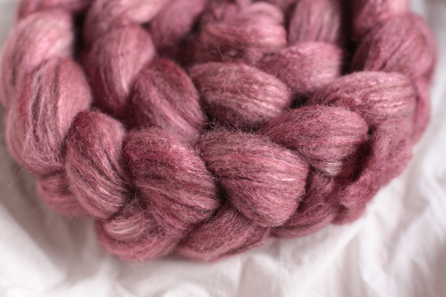 Merlin's Cloak - Teatime (Shetland BFL Silk combed top)