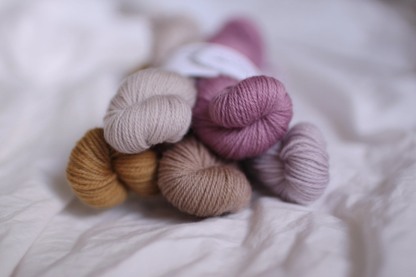 Warmth- 5-skein Mini Set - Natural Merino Fingering