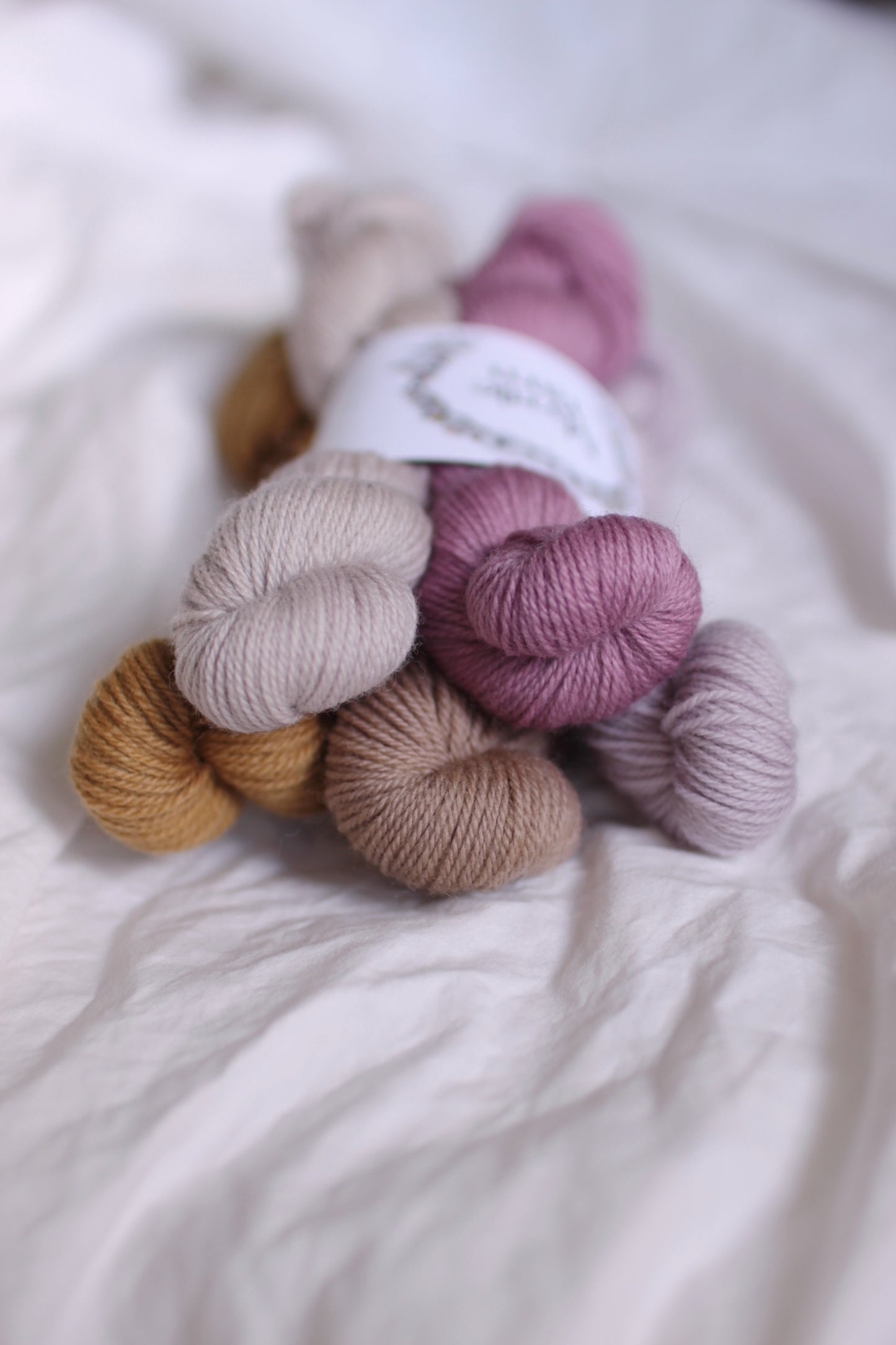 Warmth- 5-skein Mini Set - Natural Merino Fingering