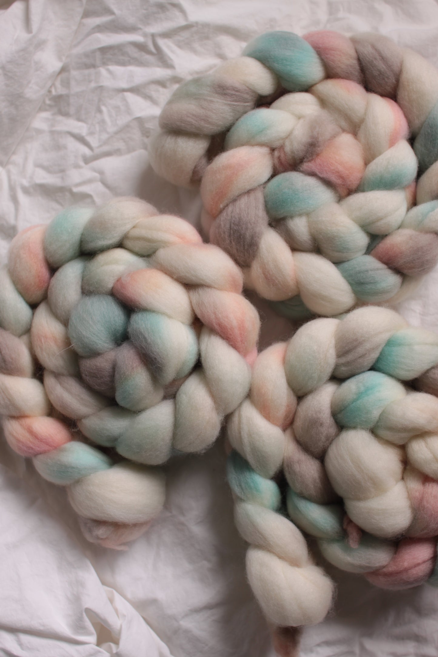 Bunny Tail - Polwarth combed top (nonsuperwash)
