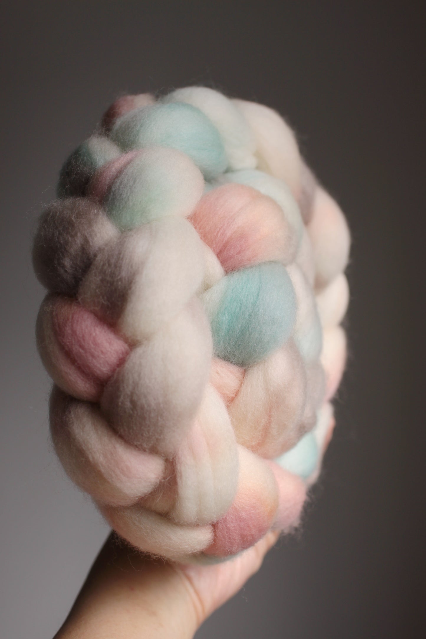 Bunny Tail - Polwarth combed top (nonsuperwash)