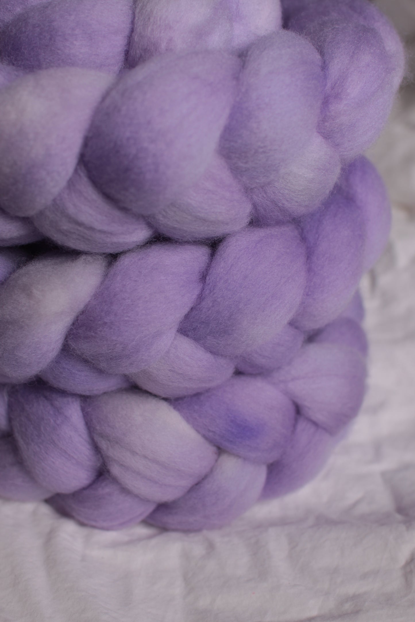 Heliotrope - Polwarth combed top (nonsuperwash)