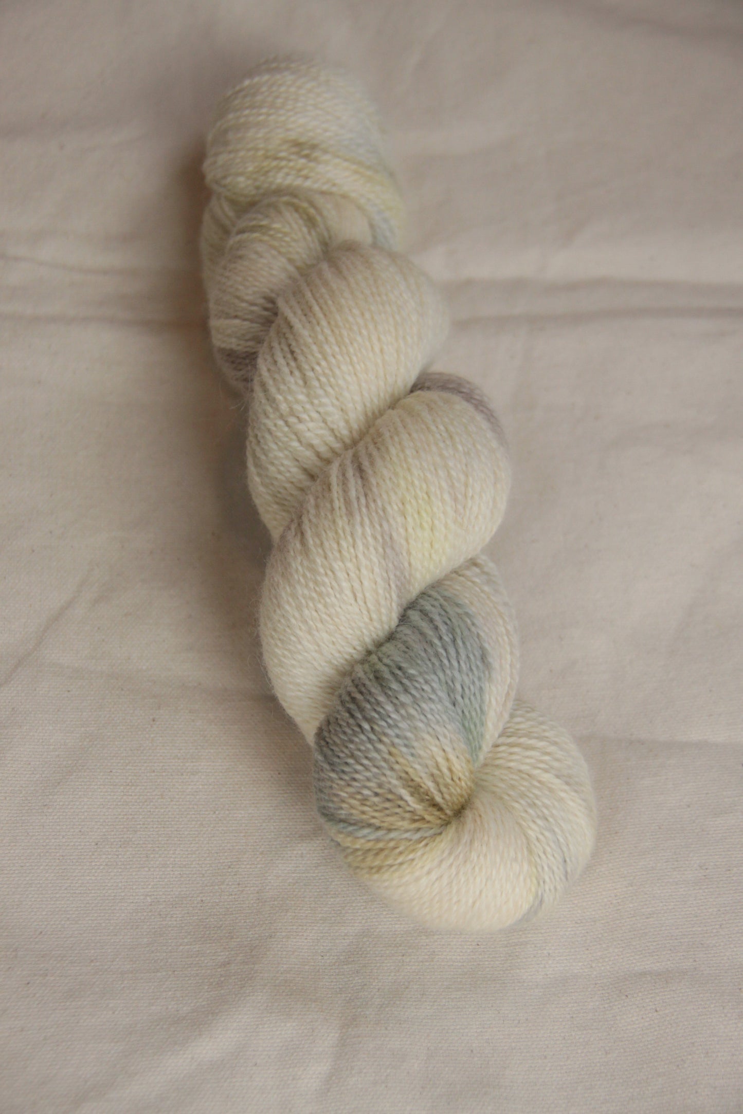 Clair de Lune/Mustard Seed - Sock Set - Natural BFL Fingering