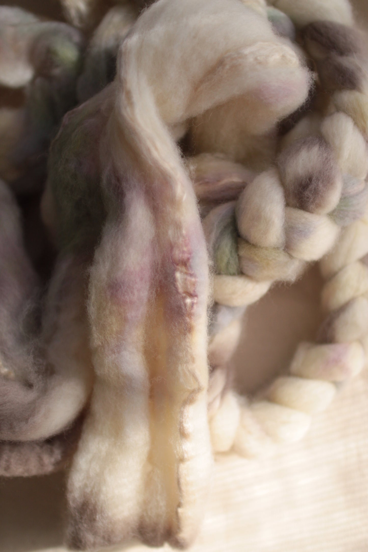 Clair de Lune - BFL/Tussah Silk combed top (nonsuperwash)