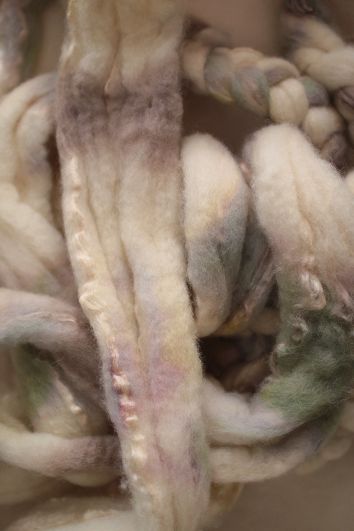 Clair de Lune - BFL/Tussah Silk combed top (nonsuperwash)