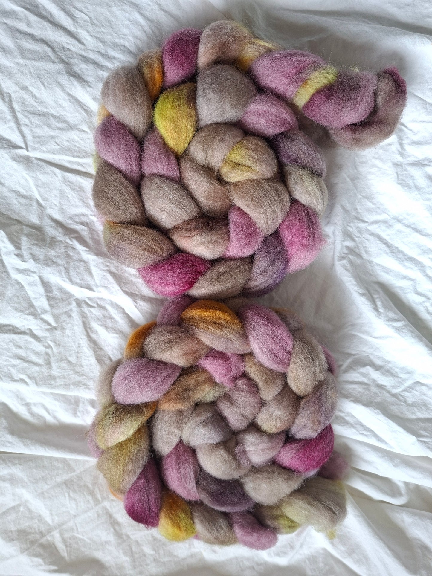 Apricot Tea - BFL combed top (nonsuperwash)