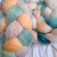 Peach Blossom - BFL combed top (nonsuperwash)