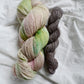 Flowerbed/Chicory - Sock Set - Natural BFL Fingering