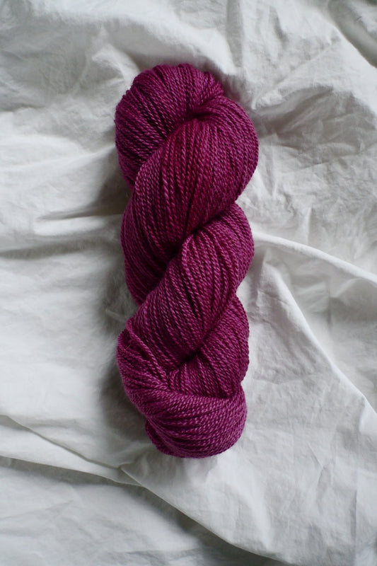 Cranberry Crush - Natural BFL Fingering