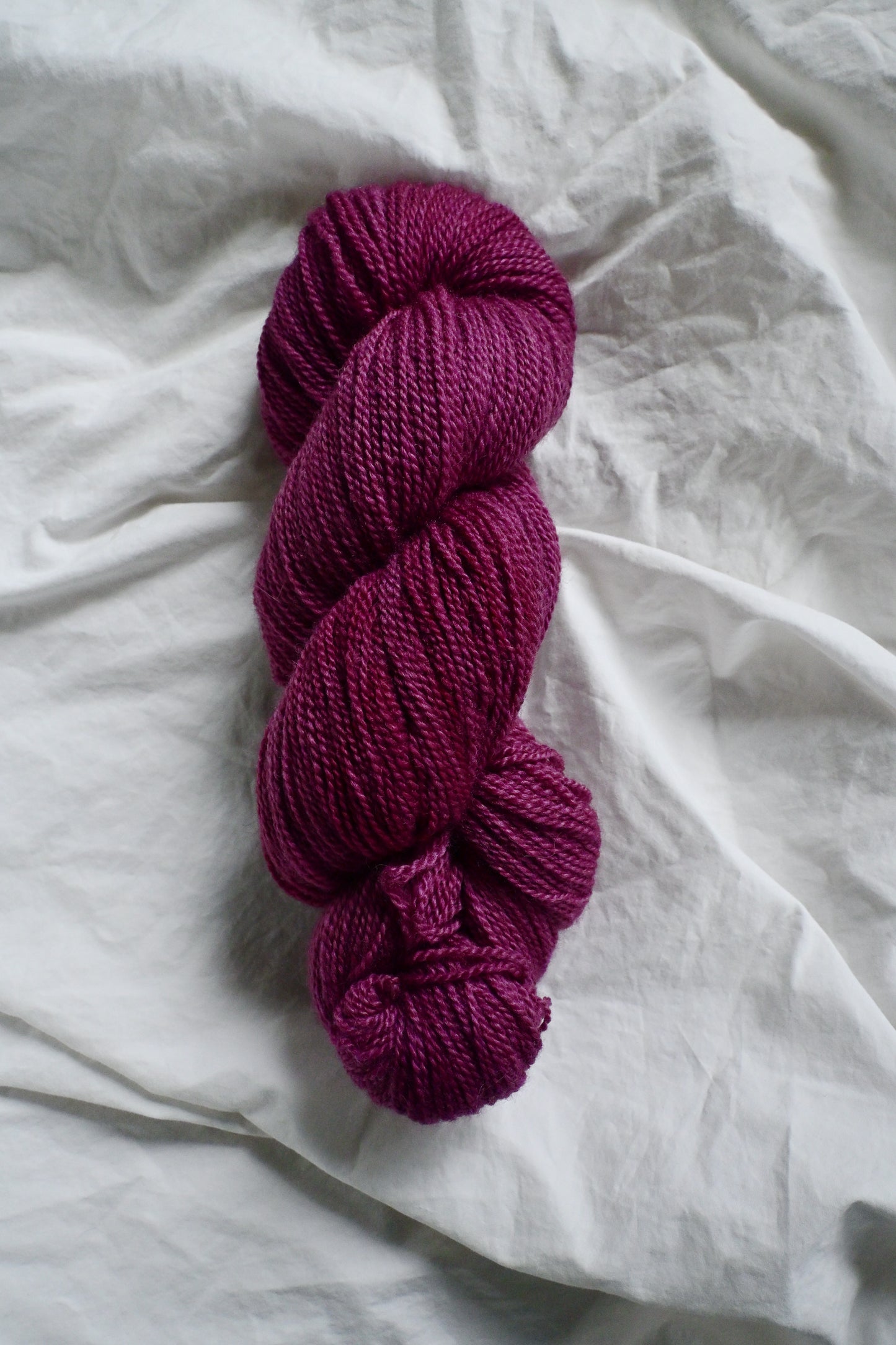 Cranberry Crush - Natural BFL Fingering