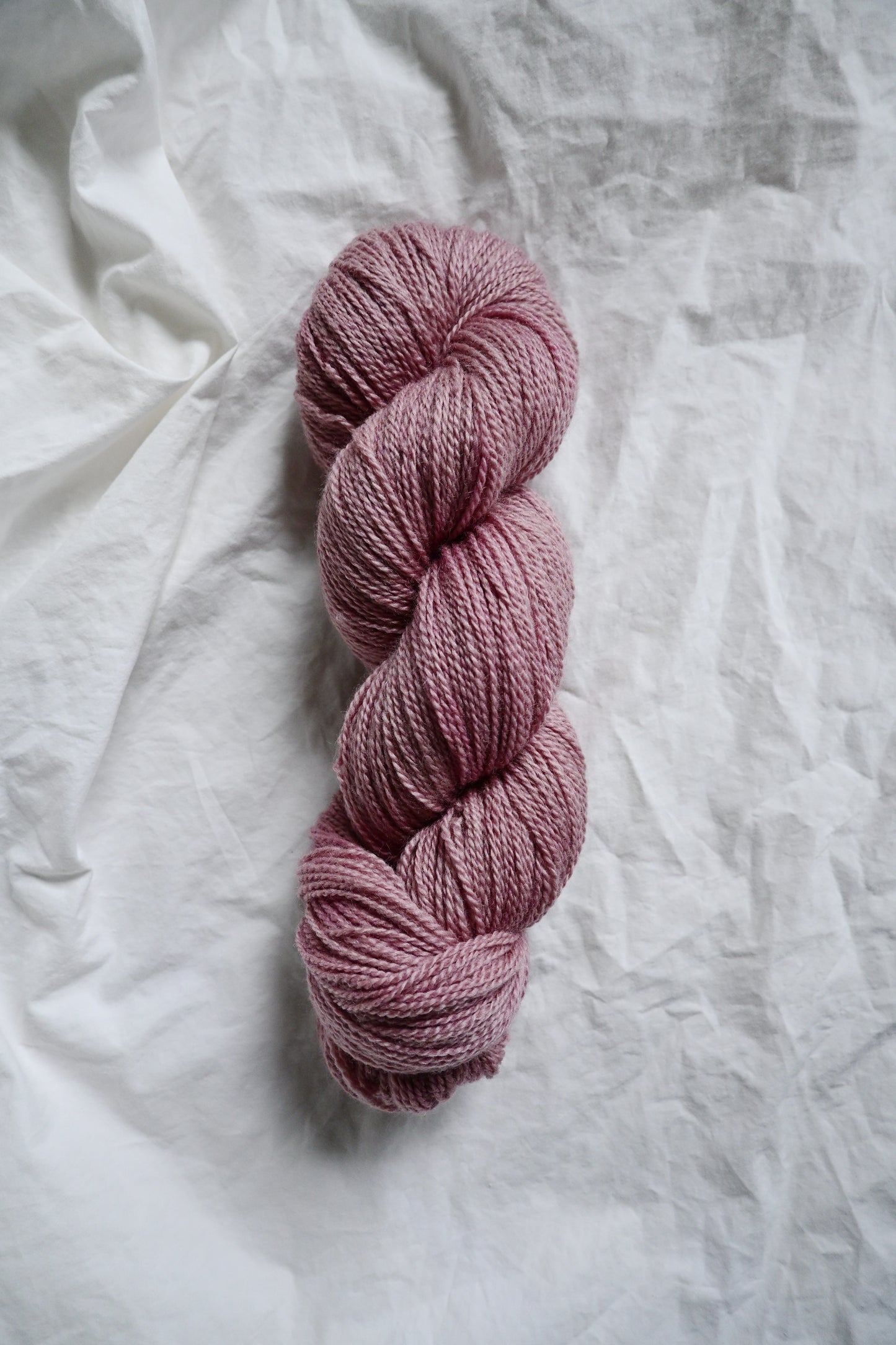 Mauve Whisper (OOAK) - Natural BFL Fingering