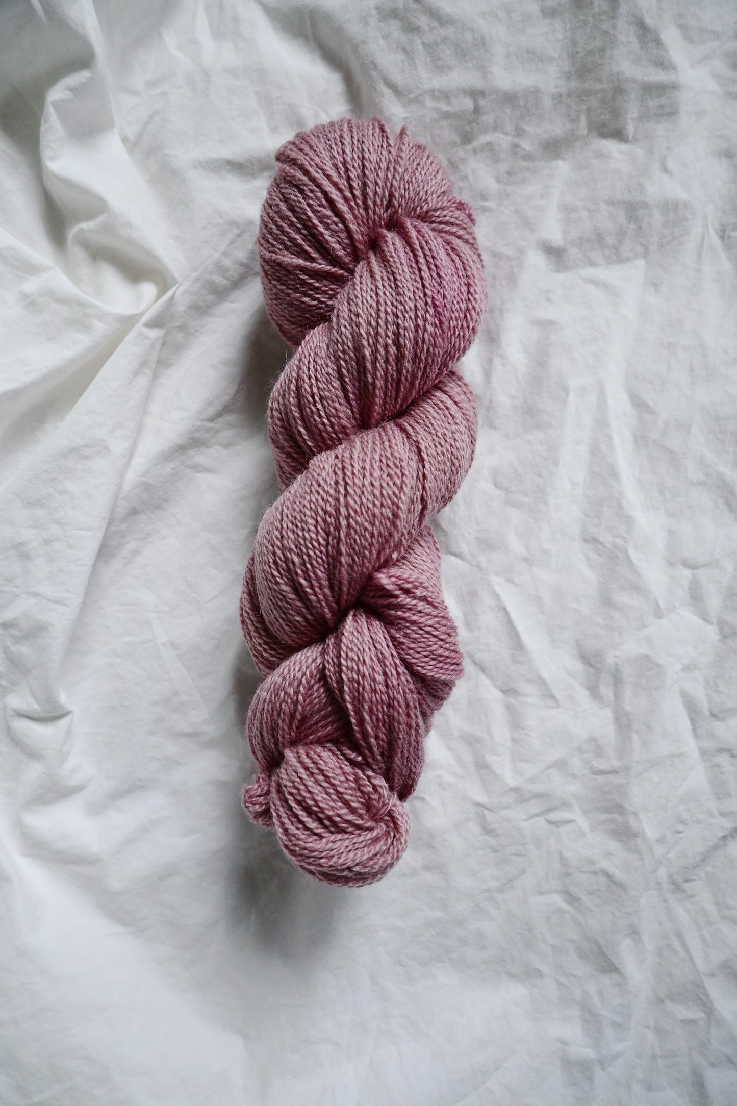 Mauve Whisper (OOAK) - Natural BFL Fingering