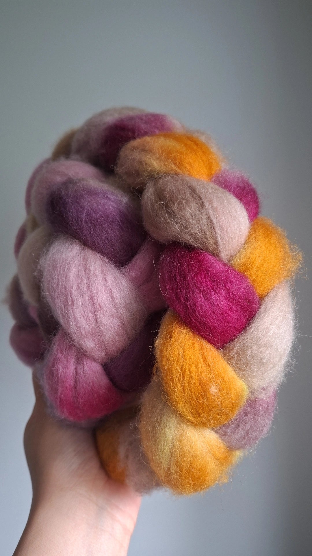 Apricot Tea - BFL combed top (nonsuperwash)