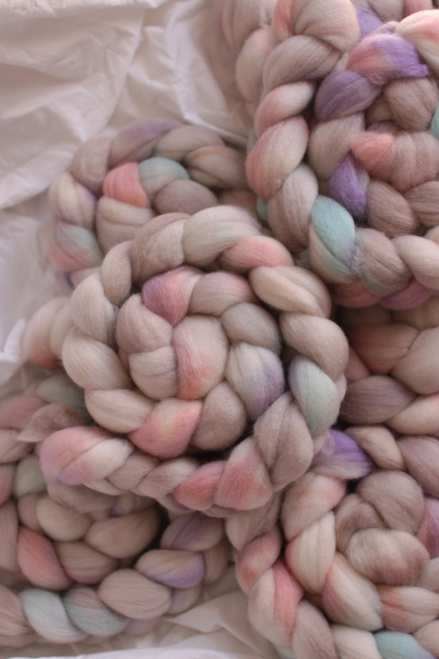 Midsummer Dream - Polwarth combed top (nonsuperwash)