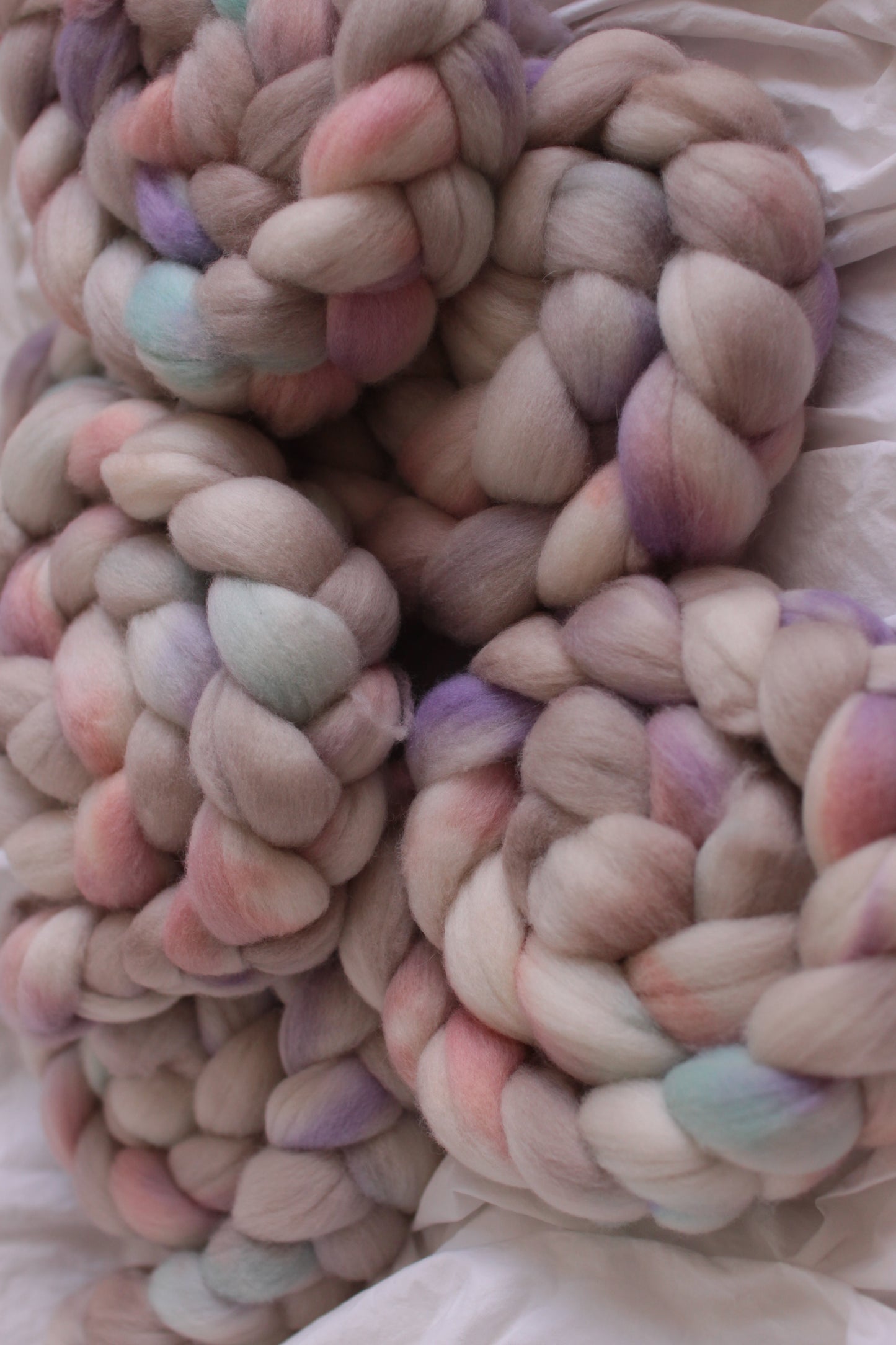 Midsummer Dream - Polwarth combed top (nonsuperwash)