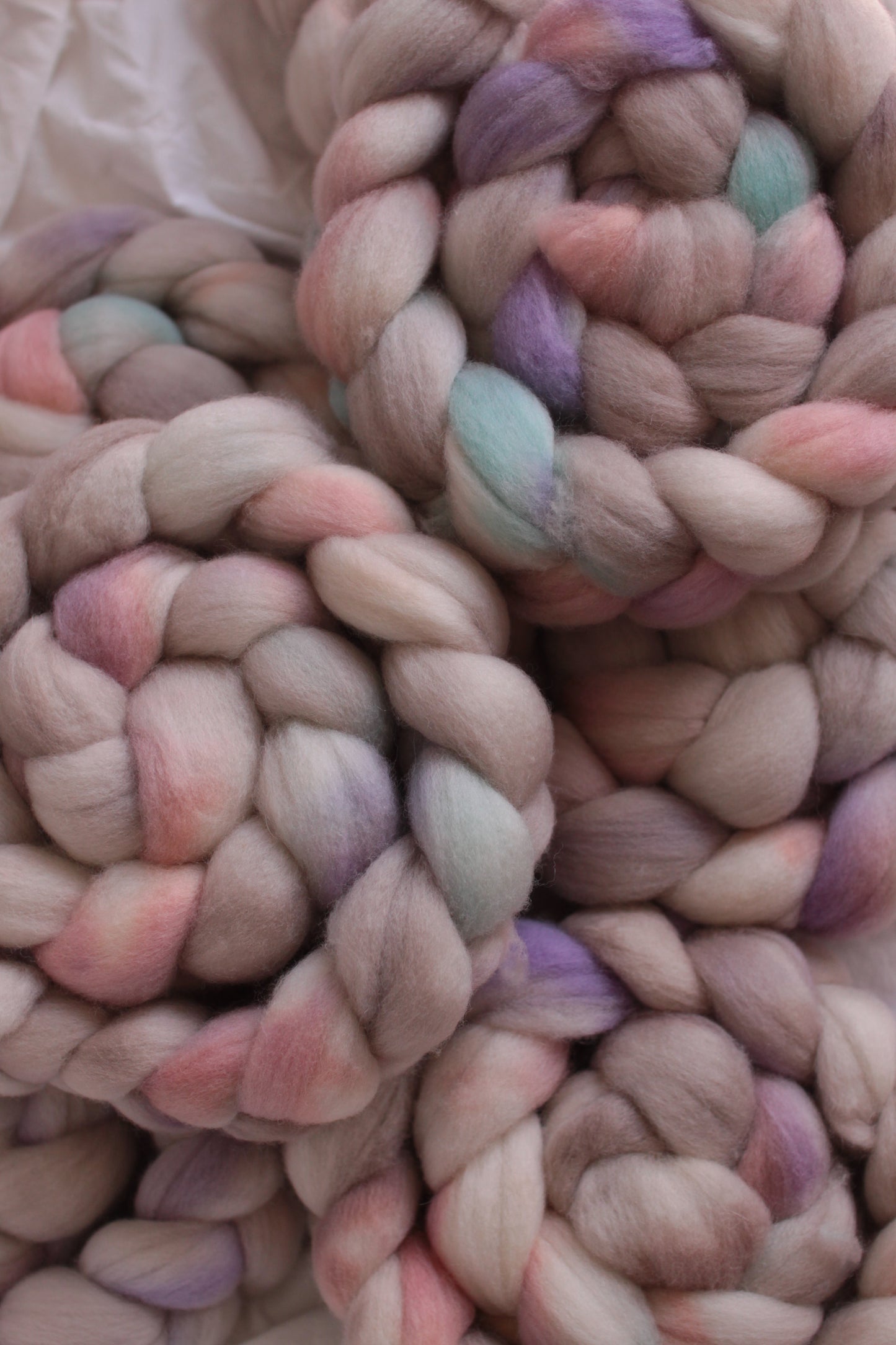 Midsummer Dream - Polwarth combed top (nonsuperwash)