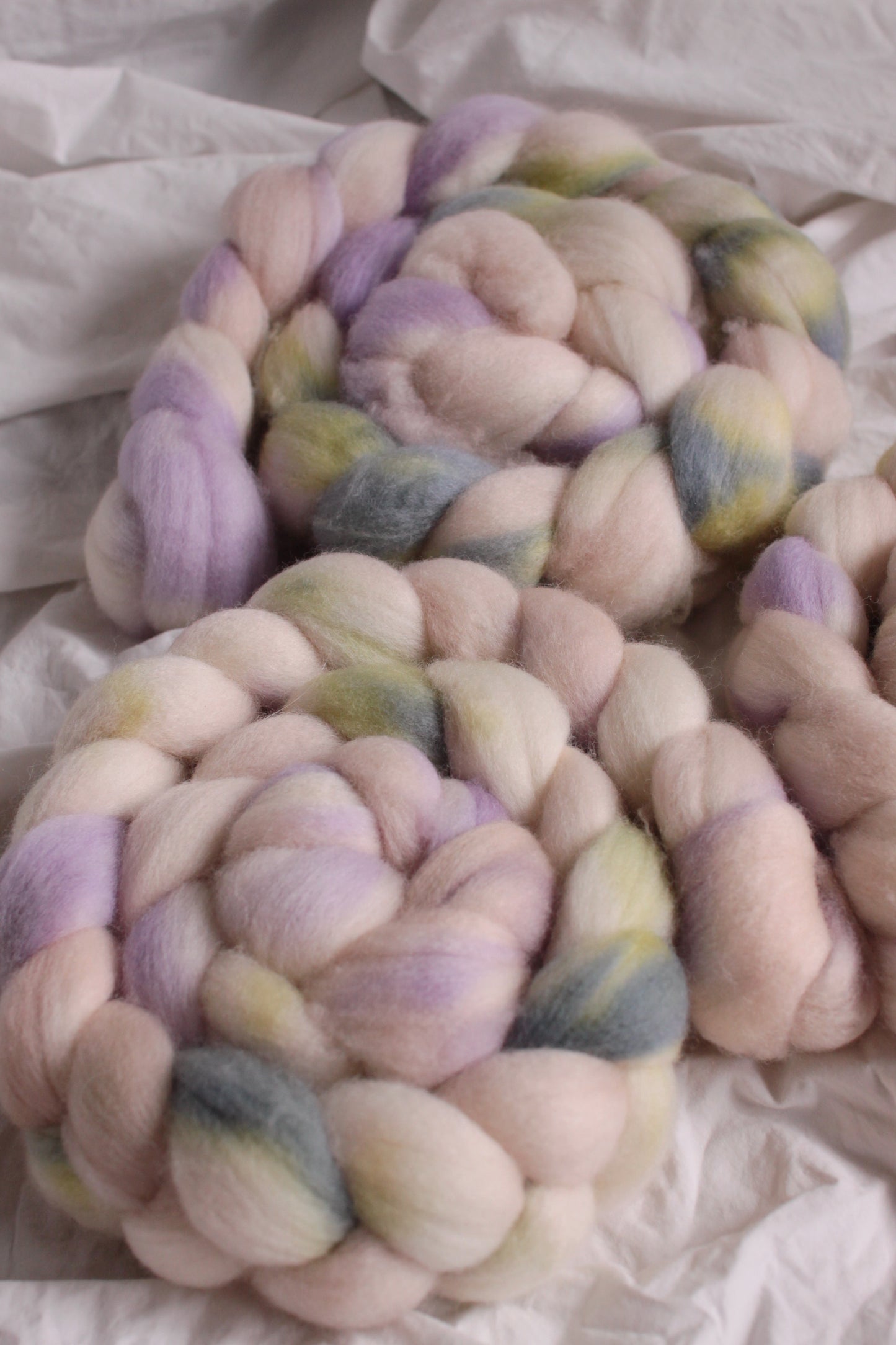 Floating Lily *Batch B* - Polwarth combed top (nonsuperwash)