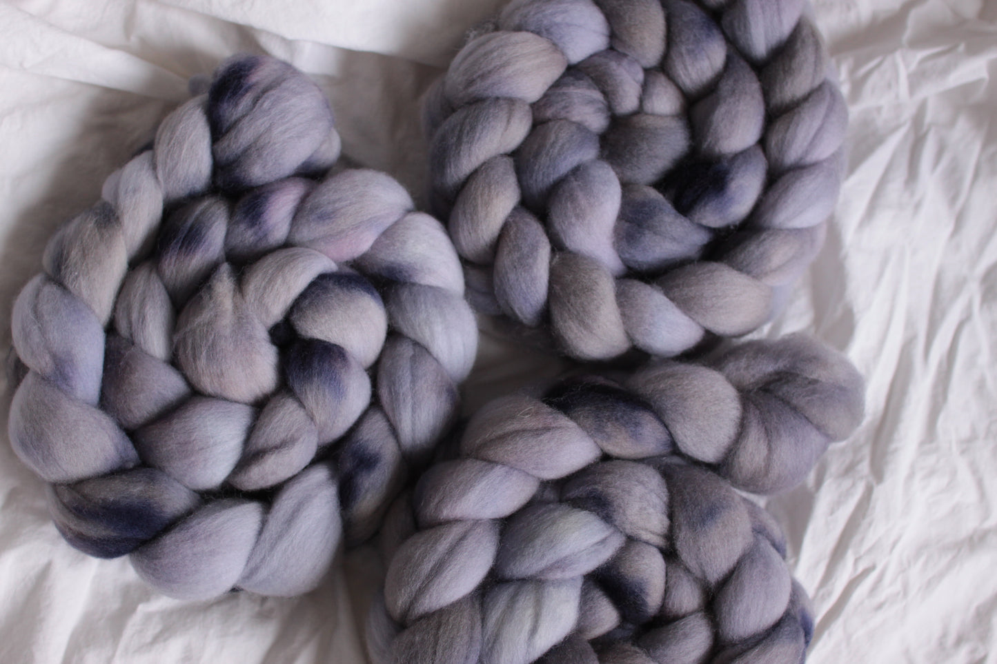 Dying Storm - Polwarth combed top (nonsuperwash)