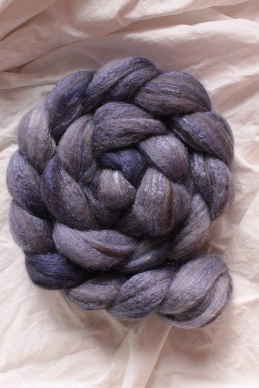 Sail by Night - Teatime (Shetland BFL Silk combed top)