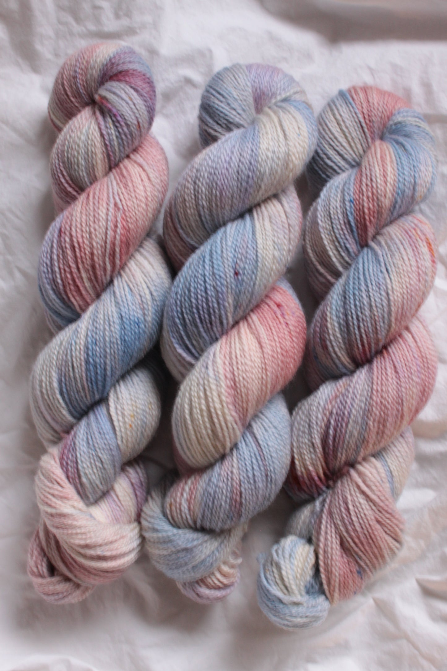 Santolina Blooms - Natural BFL Fingering