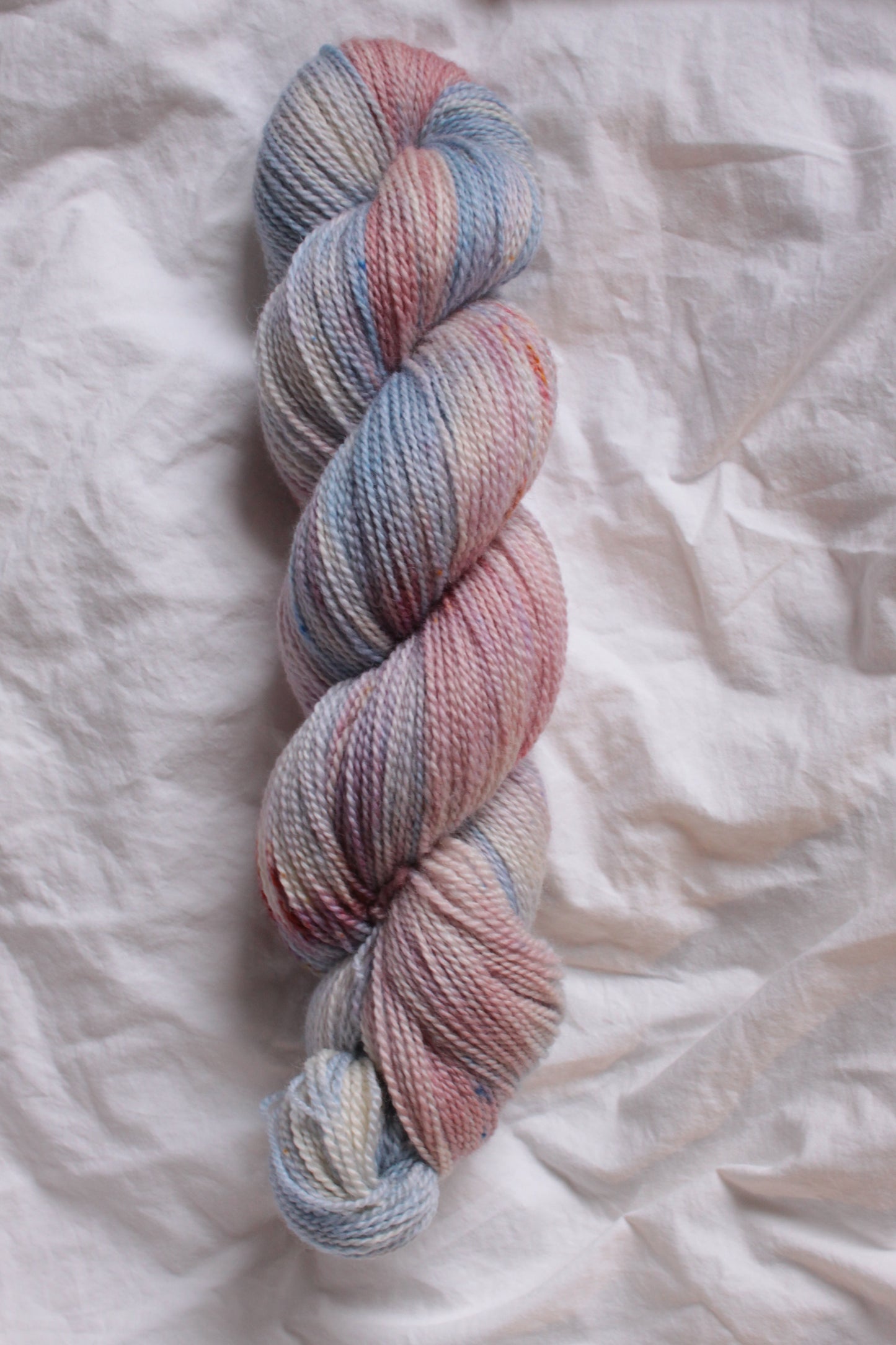 Santolina Blooms - Natural BFL Fingering