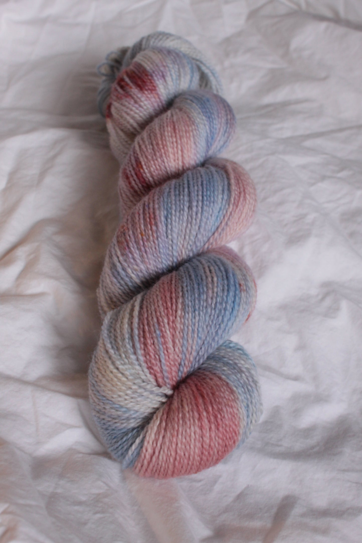 Santolina Blooms - Natural BFL Fingering