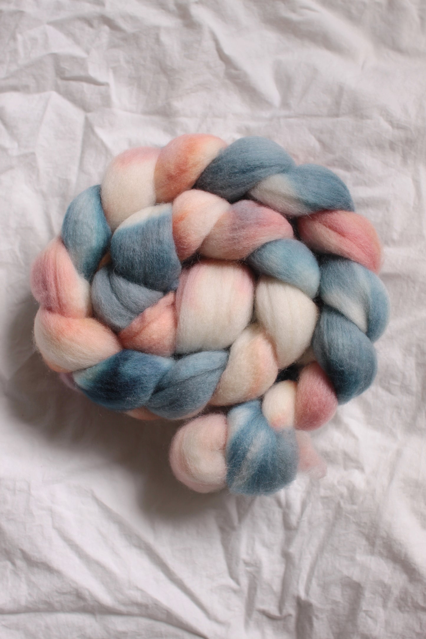 Sunset at Sea - Polwarth combed top (nonsuperwash)