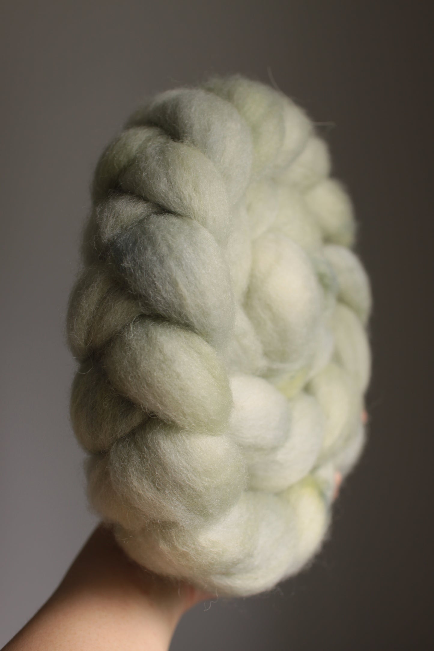 Sage Leaf - BFL combed top (nonsuperwash)