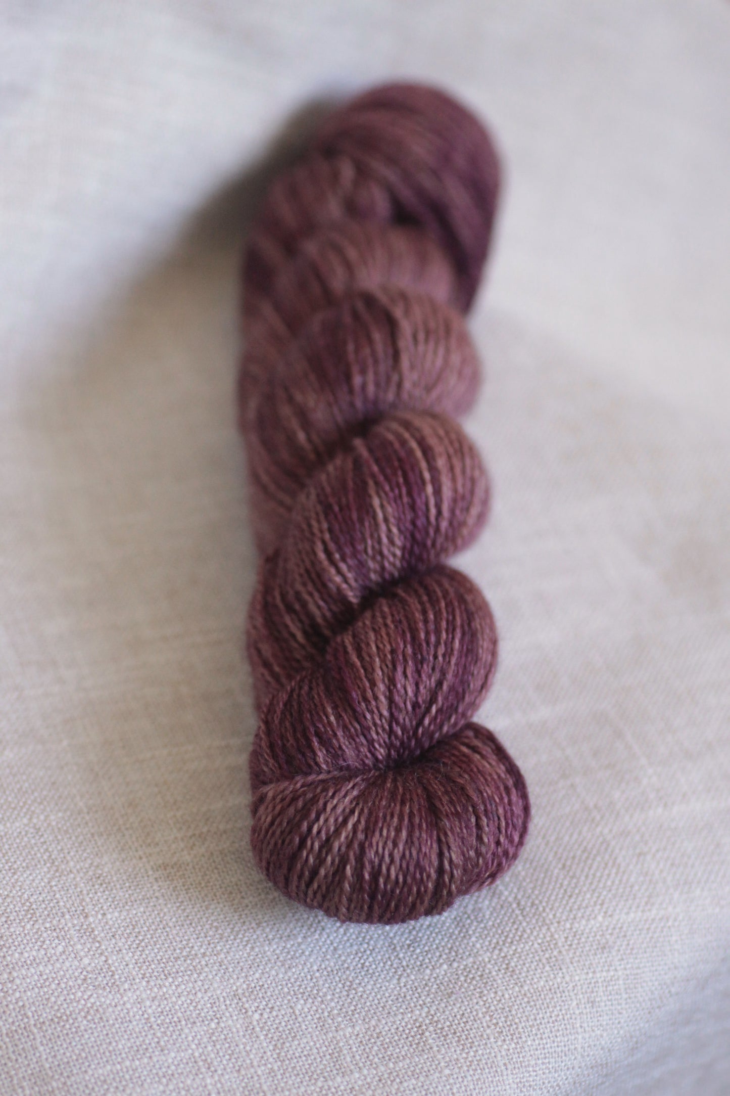 Cocoa Berry (OOAK) - Natural BFL Fingering