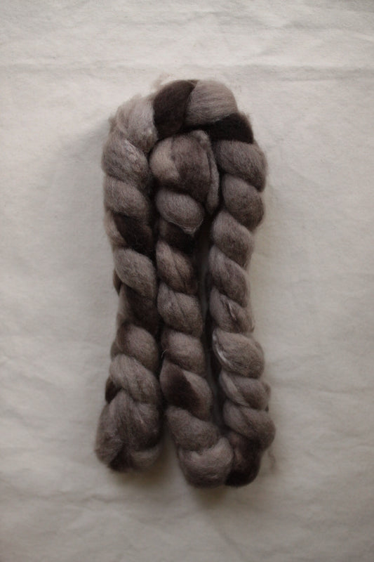 After Eight - BFL/Tussah Silk combed top (nonsuperwash)