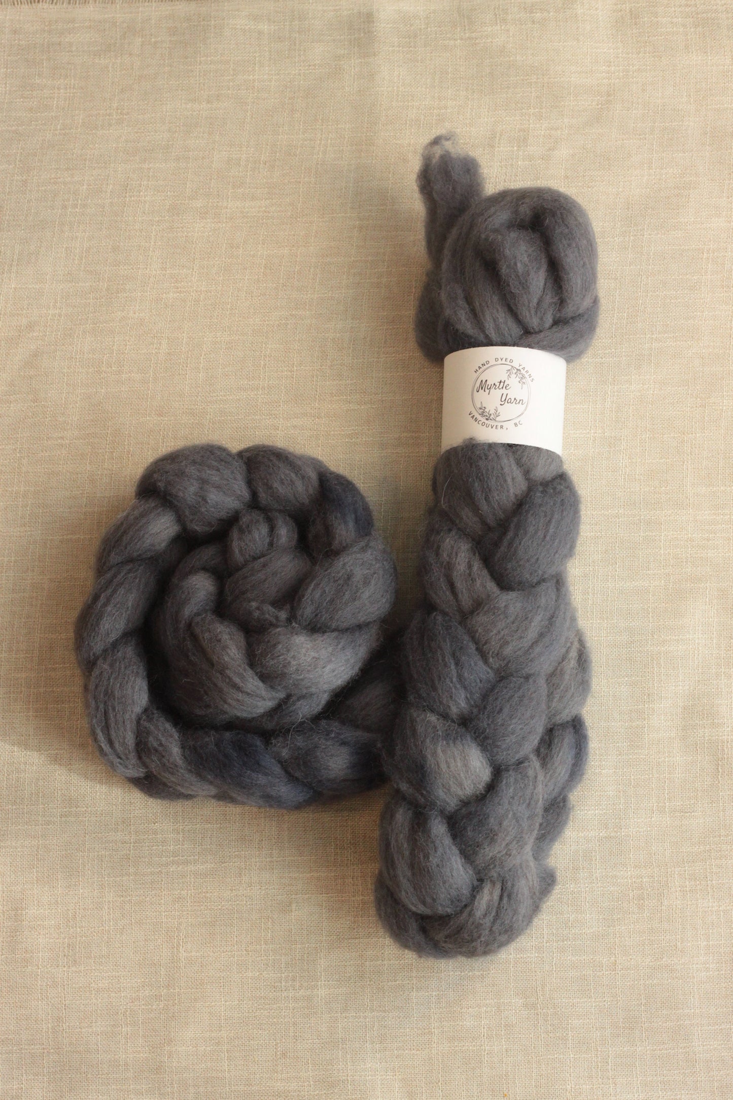 Steely Blue - Cheviot combed top
